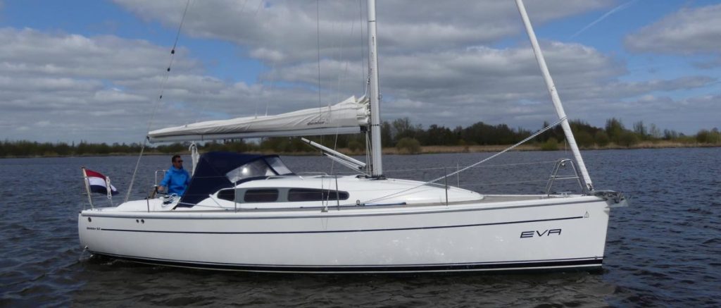 Header afbeelding van bootverhuur in Sneek met uitzicht op water en charmante stad