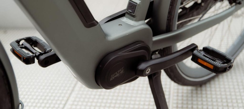 Cortina E-bike met modern design en elektrisch aandrijfsysteem, geschikt voor comfortabel en duurzaam fietsen